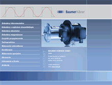 Tablet Screenshot of baumerhubner.pl